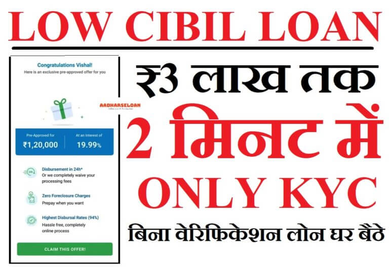 Low CIBIL Score Instant Loan App