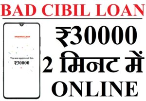 Bad CIBIL Score per Online Loan